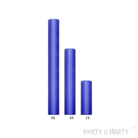 tiul gladki granatowy partydeco 0 15 x 9 m