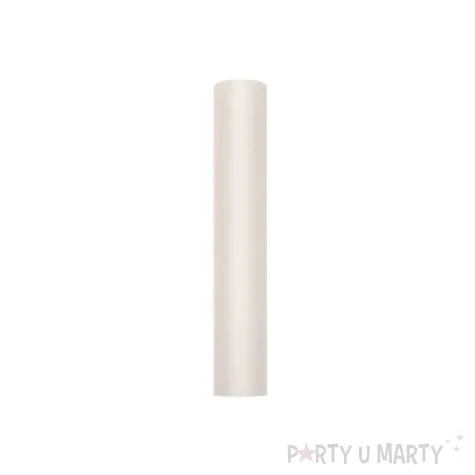 tiul gladki kremowy partydeco 0 30 x 9 m