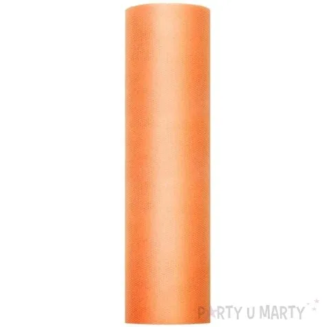 tiul gladki pomaranczowy partydeco 0 30 x 50 m