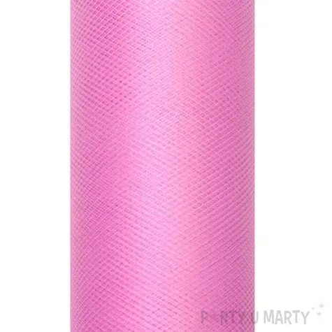 tiul gladki rozowy ciemny partydeco 0 5 x 9 m