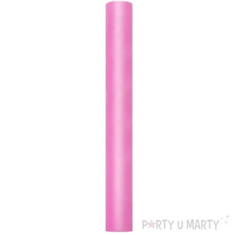 tiul gladki rozowy ciemny partydeco 0 5 x 9 m