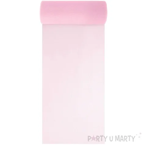 tiul gladki rozowy ciemny pudrowy partypal 0 15 x 9 m