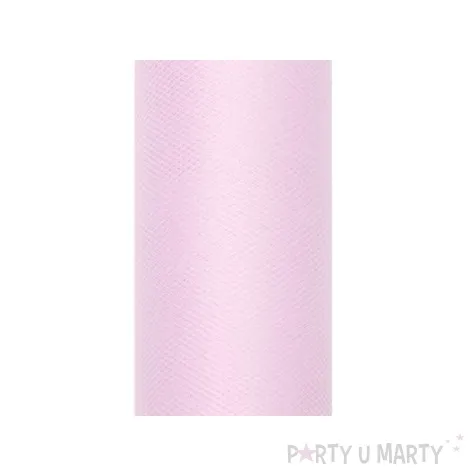 tiul gladki rozowy jasny partydeco 0 15 x 9 m