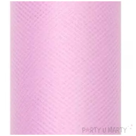 tiul gladki rozowy jasny partydeco 0 30 x 9 m