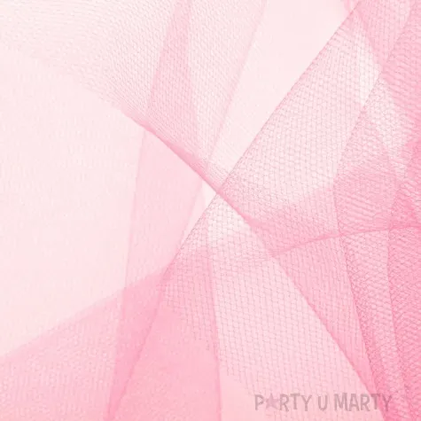 tiul gladki rozowy pudrowy partypal 0 3 x 9 m