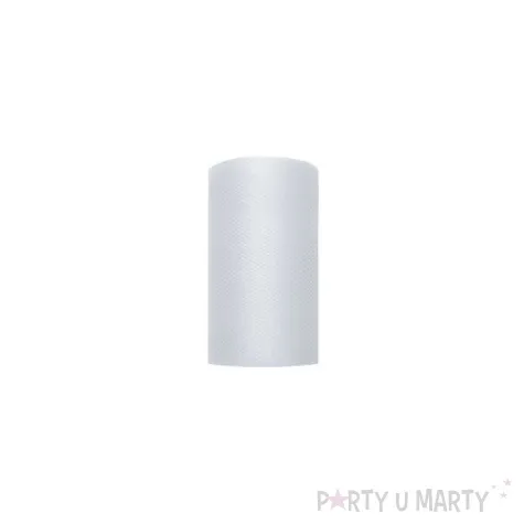 tiul gladki szary jasny partydeco 0 08 x 20 m