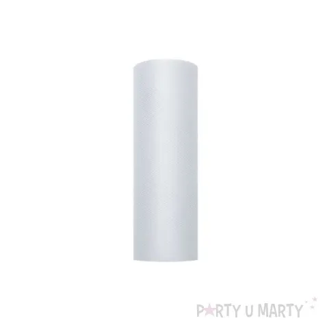 tiul gladki szary jasny partydeco 0 15 x 9 m