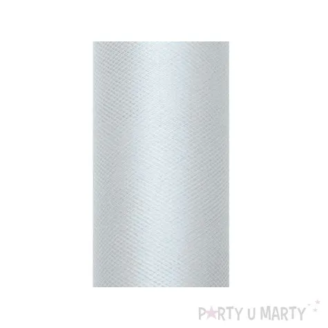 tiul gladki szary partydeco 0 15 x 9 m