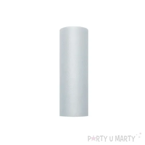 tiul gladki szary partydeco 0 15 x 9 m