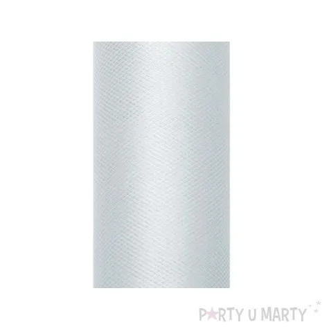 tiul gladki szary partydeco 0 50 x 9 m