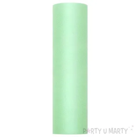 tiul gladki sztywny mietowy partydeco 0 3 x 50 m