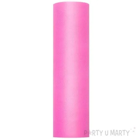 tiul gladki sztywny rozowy ciemny partydeco 0 3 x 50 m
