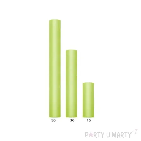 tiul gladki zielony jasny partydeco 0 15 x 9 m