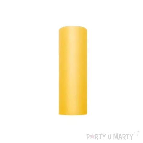 tiul gladki zolty partydeco 0 15 x 9 m