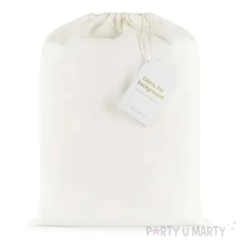 tkanina na tlo muslinowa biala partydeco 10m