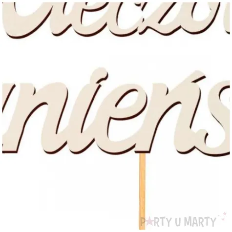 topper beermata wieczor panienski pierscionek z diamentem partycollection 19 x 19 cm