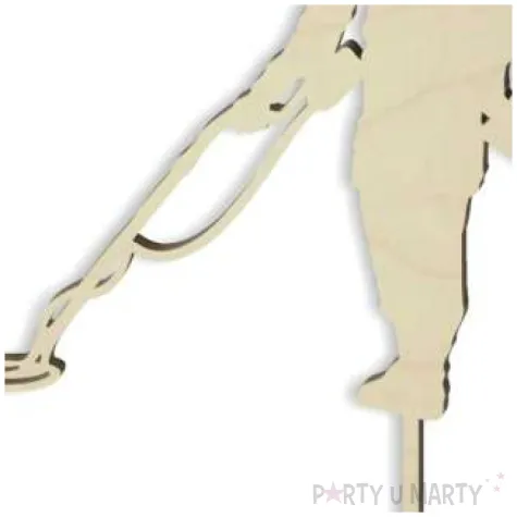 topper drewniany saper 11 5x17 5 cm