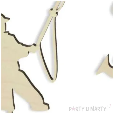 topper drewniany wedkarz stojacy 13x17 5 cm