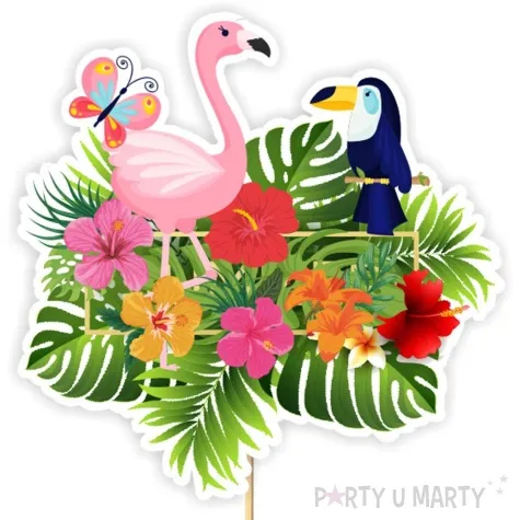 topper papierowy hello aloha 20 cm