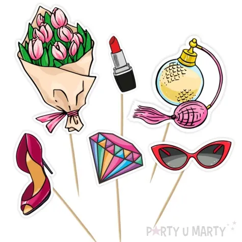 topper papierowy kobiety lubia braz mix 6 szt