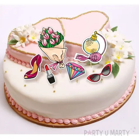 topper papierowy kobiety lubia braz mix 6 szt