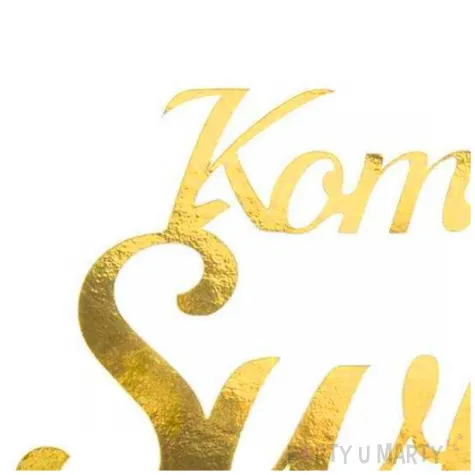 topper papierowy komunia swieta z golebiem zloty czakos 18 5 cm