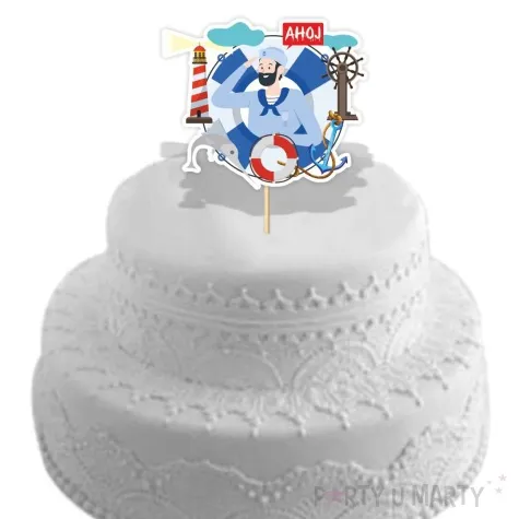 topper papierowy morska przygoda 20 cm