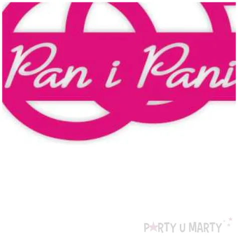 topper papierowy pani i pani diament fuksja 13 x 16 cm