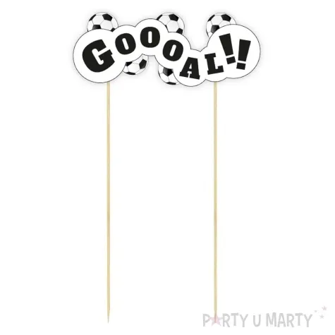 topper papierowy pilka nozna football party goooal godan 15x23 cm
