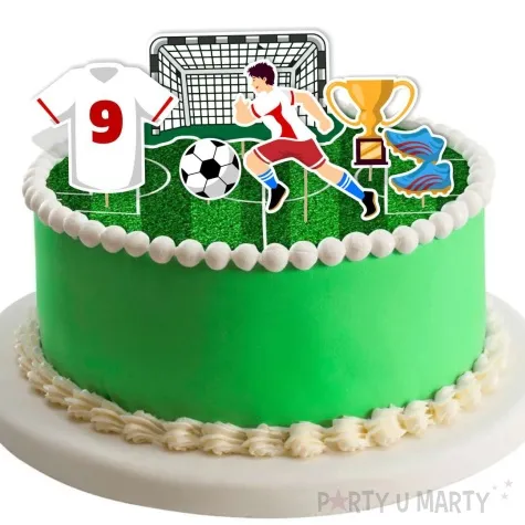 topper papierowy pilkarz robert 6 szt