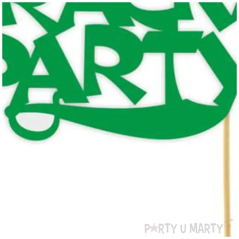 topper papierowy pirackie party zielony 17 x 15 cm