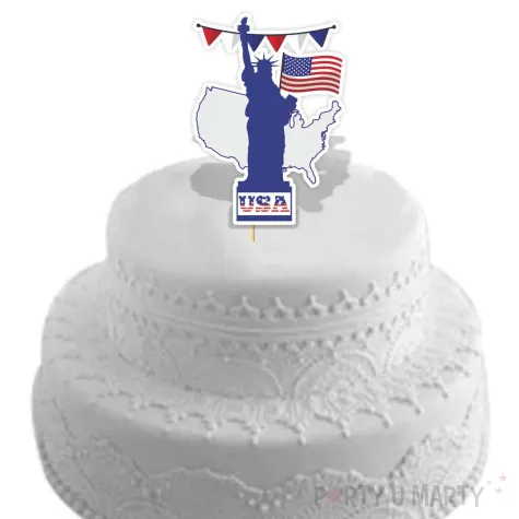 topper papierowy usa statua wolnosci 20 cm