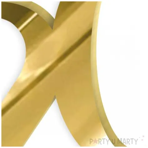 topper z pleksy bok tortu cyfra 20 zloty lustrzany 9 5 x 9 5 cm