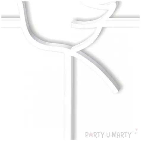 topper z pleksy komunia sw ihs lkrzyz i golebica bialy 24 cm