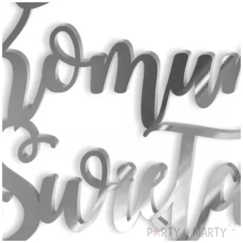 topper z pleksy pierwsza komunia sw listki srebrny lustrzany 14 x 15 cm