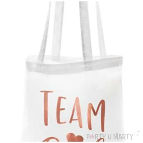 torba bawelniana wieczor panienski biala partydeco 1 szt