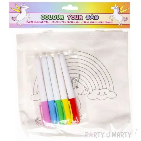 torba do pomalowania jednorozec flamastry lg imports