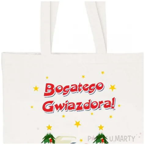 torba eko bogatego gwiazdora bialy 40x35 cm