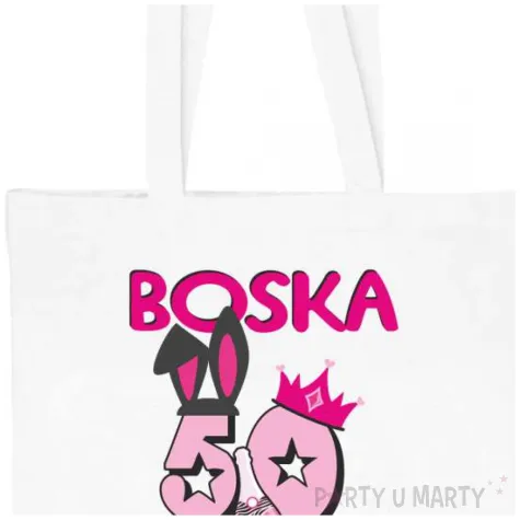 torba eko boska 50 jestem jak wino bialy 40x35 cm