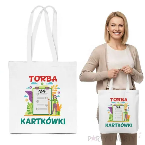 torba eko na kartkowki bialy 40x35 cm