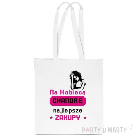 torba eko na kobieca chandre najlepsze zakupy bialy 40x35 cm