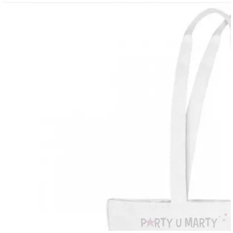 torba eko od urodzenia na oryginalnych czesciach bialy 40x35 cm