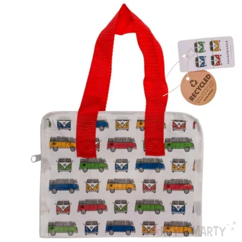 torba na lunch vwt1 bus bus bialo czerwona ootb 21x16 cm