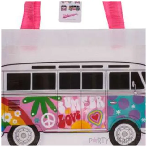 torba na zakupy vwt1 bus summer love bialo rozowa out of the blue 39x33 cm