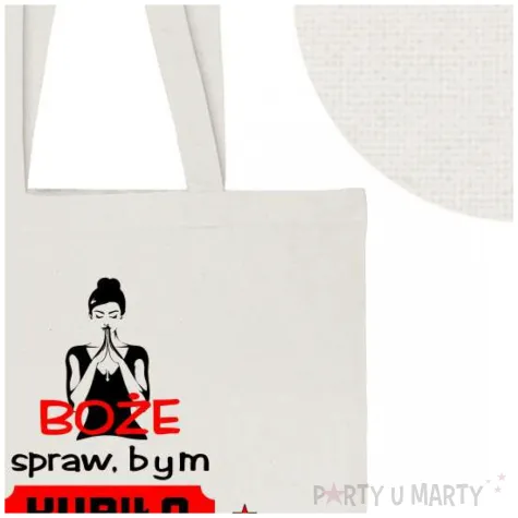 torba premium boze spraw bym kupila tylko to po co przyszlam ecru 40x34 cm