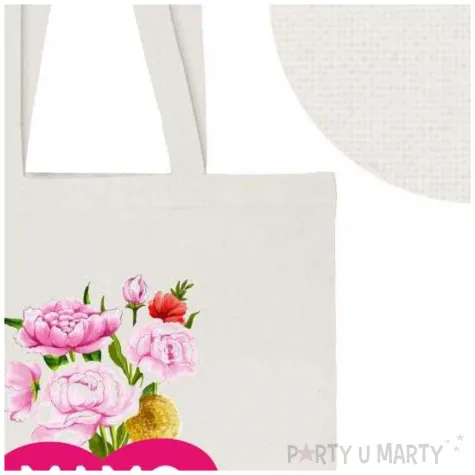 torba premium mamo jestes najlepsza ecru 40x34 cm