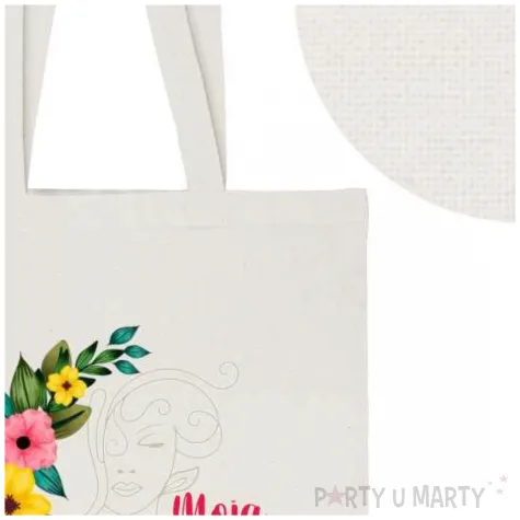 torba premium moja mama jest najpiekniejsza ecru 40x34 cm