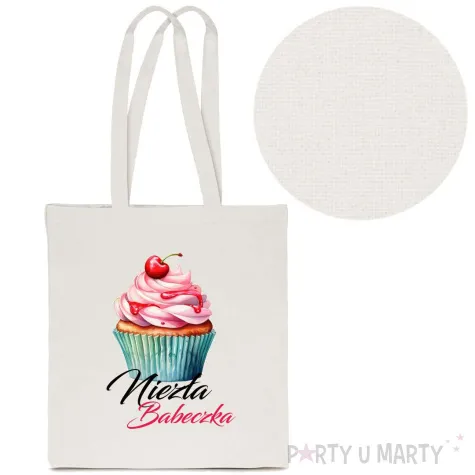 torba premium niezla babeczka ecru 40x34 cm
