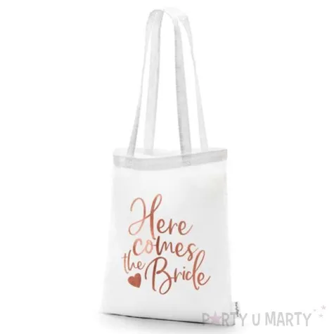 torba wieczor panienski biala partydeco 1szt