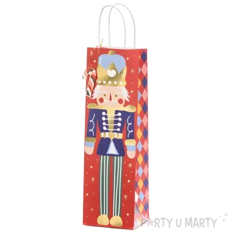 torebka na prezenty dziadek do orzechow partydeco 36 x 11 cm